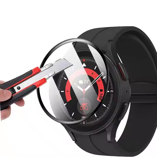 Scratch Resistant Screen Protector 3D PMMA Clear Film for Samsung Galaxy Watch5 Pro Screen Protector