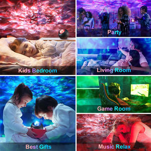 Proiettore di luce notturna Blue Ocean Dream con telecomando Lampada <span class=keywords><strong>da</strong></span> <span class=keywords><strong>notte</strong></span> Bluetooth per l'arredamento della camera <span class=keywords><strong>da</strong></span> letto degli adulti - Product Image 3