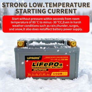 Batteria al Litio Ricaricabile Yauneidak LFP10S 12.8V 6Ah per Auto e Moto, 2000 Cicli, Avviamento Rapido -20°C ℃ ~80 ℃ - Product Image 5