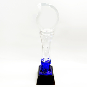 Trofeo de cristal con luz que fluye Semana de la moda global de gama alta Referencia de moda anual Regalo de honor - Product Image 6