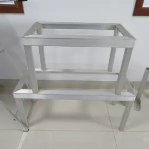 Servicio de soldadura de aluminio de fábrica OEM, corte de agujero de estampado, doblado CNC para soporte de soporte, marco de soldadura - Product Image 4