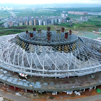 Halle de sport en structure acier préfabriquée HJ, gymnase de basketball, stade de football, lieu de sport extérieur personnalisable