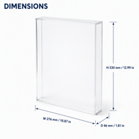 Boîte de collection TCG en acrylique transparent résistant aux UV, collection Binder, vente directe usine, édition 30e anniversaire, avec couvercles magnétiques