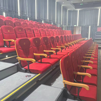 Sièges de tribune rétractables polyvalents, sièges d'auditorium rabattables pour spectacles et salles de sport
