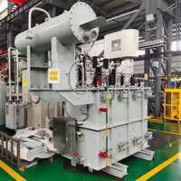 Transformador de Potencia Trifásico Reductor de Voltaje OLTC de Alta Eficiencia con Bobinado de Cobre, Salida de 480V, 8000KVA, Refrigeración ONAN/ONAF, Estándar IEC