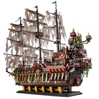 13138 Kit de Construcción de Bloques de Plástico ABS, Modelo de Barco Pirata, Velero Dutchman, Juego de Construcción MOC, Juguete Educativo para Adultos, Nuevo