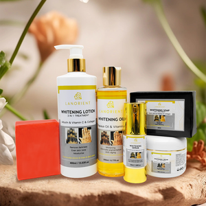 Fabricantes al por mayor Vitamina C Blanqueamiento de manos Kit DE CUIDADO DE LA PIEL Glutatión Nudillo Blanqueamiento rápido Juego de cuidado de la piel para piel oscura - Product Image 2