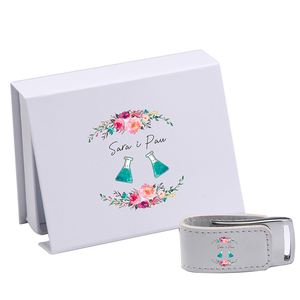 64 GB Kim Loại da Keychain ổ đĩa flash USB 2.0 32GB 16GB Bút USB Stick U đĩa chung Memoria USB - Product Image 6