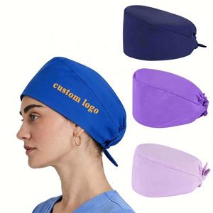 Cappello Chirurgico Personalizzato Unisex per Donne e Uomini con <span class=keywords><strong>Capelli</strong></span> Lunghi, Berretto Medico per Infermieri e Dottori - Product Image 3