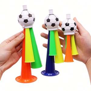 Trompeta de Plástico Personalizada al por Mayor para Fanáticos del Fútbol - Vuvuzela Retro para Eventos Deportivos y Fiestas, Accesorios de Animación Fuertes, Juguetes a Granel - Product Image 3