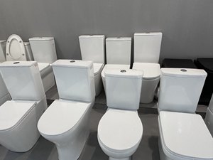 Nuevo estilo, precio barato, <span class=keywords><strong>WC</strong></span> decorativo de cerámica, lavado de inodoro de dos piezas con certificado profesional - Product Image 3