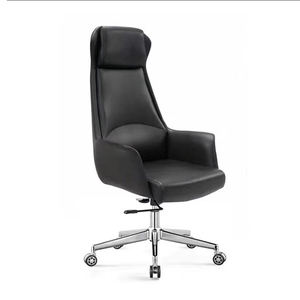 เก้าอี้เจ้านายหนัง PU แบบปรับแต่งได้เก้าอี้สำนักงานหนัง PU หรูหราทันสมัยสำหรับผู้บริหารเก้าอี้สูงกลับสูง - Product Image 1