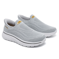 Chaussures de course légères pour hommes – Baskets basses respirantes et tendance en maille aérée pour le sport printemps-été