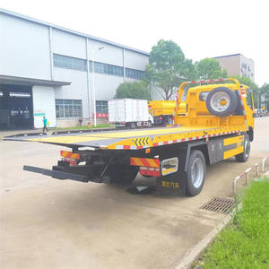 Dongfeng 6Ton One Tow Two Wrecker Flat Bed Tow Truck Diesel Manual Vehicle Breakdown Wheel Lift Road Wrecker Prix réduit - Product Image 6