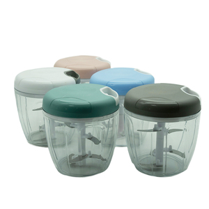 <span class=keywords><strong>Mini</strong></span> Procesador Manual de Alimentos, Potente Picador de Verduras, Ajo y Jengibre con Cuerda para Tirar, para Cocina - Product Image 2