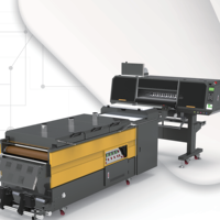 Imprimante DTF à haute productivité 5 têtes I3200 avec agitateur indépendant 3 zones, machine DTF Hoson Board pour vêtements de sport