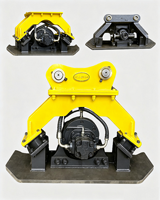Compacteur hydraulique pour mini-excavatrice SCP20 de 4 à 6 tonnes avec options CE et OEM personnalisées, garantie 1 an, prix direct usine