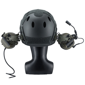 Auriculares Tácticos F30 <span class=keywords><strong>con</strong></span> Micrófono Electrónico <span class=keywords><strong>de</strong></span> Captación <span class=keywords><strong>de</strong></span> Sonido y Cancelación <span class=keywords><strong>de</strong></span> Ruido para Ensamblar en <span class=keywords><strong>Casco</strong></span> - Product Image 4