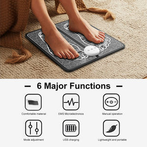 Klappbares tragbares intelligentes Fahrfuß-Akupunkt-Stimulation-Massagegerät EMS Automassage Fußmatte für verschiedene Fahrzeugmodelle - Product Image 4