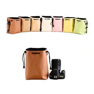 Pu Malzeme Aynasız Fotoğraf Makinesi Koruyucu Kılıf ve İç Çantası /Sony//Fujifilm-Taşınabilir <span class=keywords><strong>Lens</strong></span> ve Kamera Çantası için - Product Image 1