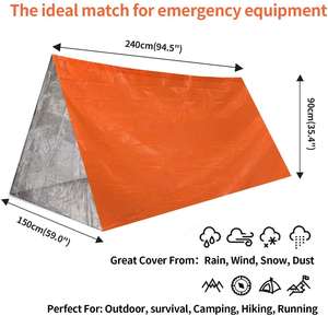Carpa de Camping Individual Multifuncional para Exteriores, Resistente al Frío y a la Humedad, con Aislamiento Térmico Reflectante, para las Cuatro Estaciones - Product Image 6