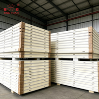 Panel Sandwich PU Berkualitas Tinggi untuk Ruang Pendingin, Panel Insulasi Walk-in Cooler untuk Cold Room