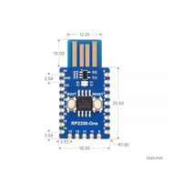 Placa de Desarrollo RP2350-One de Alta Calidad, Interfaz USB Tipo A, 4MB de Memoria Flash, Programación Electrónica