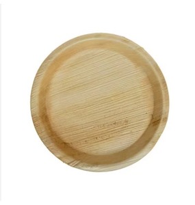 Assiettes rondes en feuille d'arec de 7 pouces, écologiques, jetables, biodégradables, en feuille de palmier, pour fêtes, mariages, traiteur, fournisseur en gros - Product Image 4