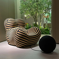 Fauteuil à bascule esthétiquement agréable Maman embrasse câlin de la mère pour adultes Ensemble de canapé inclinable Fauteuil à bascule paresseux Canapé inclinable