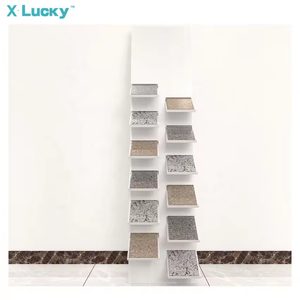 May mắn tùy chỉnh đá cẩm thạch Mẫu gạch hiển thị giá khách sạn bảng áp phích hiển thị đứng Bảng hiển thị gạch và giá đỡ - Product Image 6