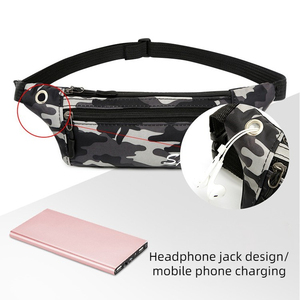 Sac de messager en toile LOGO personnalisé en gros pas cher sport ceinture de plein air sac banane bandoulière hommes sacs de poitrine - Product Image 2
