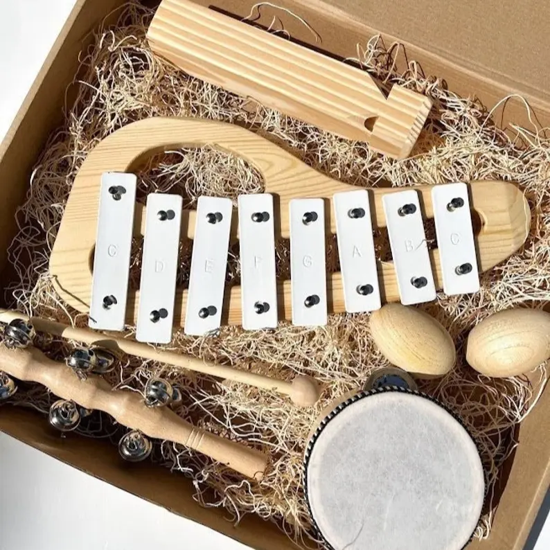 Set di strumenti musicali sensoriali per bambini Montessori Music