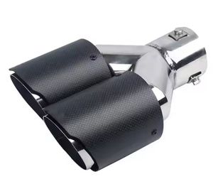 ปลายท่อไอเสีย Yueyang คาร์บอนไฟเบอร์คู่ ขัดเงาอย่างหรูหรา หนา 1.2 มม. คุณภาพสูง ใช้ได้กับรถยนต์ทั่วไป รุ่นที่ 1 - Product Image 5