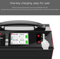 Chargeur de batterie LiPo LiHV UP1200AC PLUS 15A 6-12S avec écran d'affichage pour drone UAV