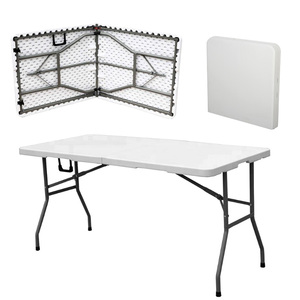 PEHD 6FT Pliant Mesa Plegable Demi Blow up Salle À Manger Événement Rectangle Pliable Pique-Nique <span class=keywords><strong>Table</strong></span> De <span class=keywords><strong>Jardin</strong></span> - Product Image 2