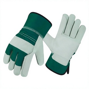 Gants de travail Premium Florida Rigger à double paume en cuir de vachette pleine fleur, résistants à la chaleur, flexibles, pour la sécurité industrielle et l'anti-abrasion - Product Image 3