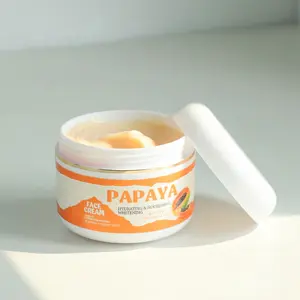 علامة تجارية خاصة تفتيح البشرة papaya تبييض البشرة العناية بالوجه oem كريم لجميع أنواع البشرة المضادة للأكسدة