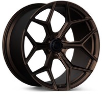 Rines Geométricos de Aleación Fundida a Presión con Offset ET Personalizado en Color Gris Metálico de 18 Pulgadas 5x112 5x114.3 para Tuning de Autos