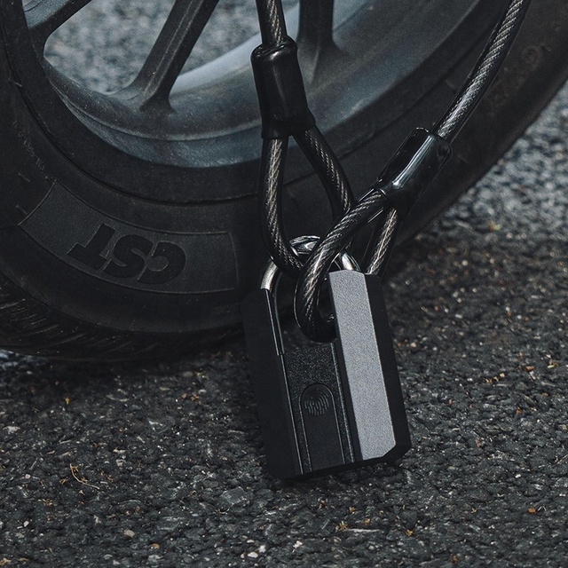 2026 IP67 Waterproof Keyless Padlock Fingerprint TTLock Smart Life APP Wireless Control JINJIAN Model 916 Bicycle Lock