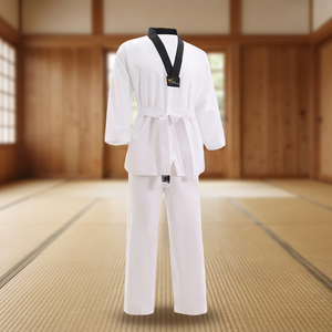 Uniforme de Taekwondo Poomsae Ligero de Poliéster para Adultos, Marca Chenqi OEM, Alta Calidad, Modelo T-3 Mediano - Product Image 4