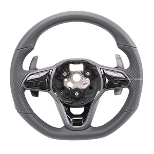 Tay lái bằng da tùy chỉnh tương thích với Volkswagen VW GOLF 4 5 6 6R 7 7R 7.5 8 r Polo <span class=keywords><strong>GTI</strong></span> GTD MK4 8 7 6 5 MK7 MK8 Scirocco - Product Image 6