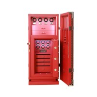 Eonluxe Coffre-fort remontoir de montres de luxe antivol pour villas et manoirs, en cuir véritable, personnalisé, haut de gamme, pour rangement domestique