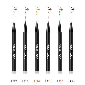 Eyeliner liquido con etichetta privata personalizzata nera all'ingrosso impermeabile