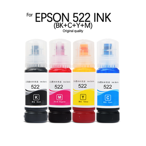 Mực in màu 522, chai 70ml, dùng cho máy in Epson EcoTank ET-2710/2720/4700/ET-1110, mực in nhuộm - Product Image 1
