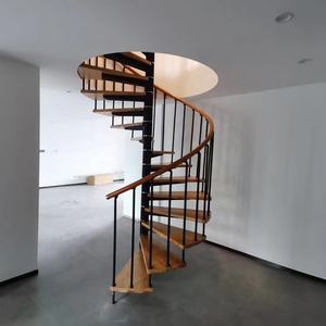 VIKO, железная перила, круглая трубка, винтовая лестница из углеродистой стали - Product Image 3