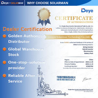 Deye SUN-BK(80-250)-2.56KWH-EU-AM4-18L Stockage d'énergie domestique Produit premium Type de produit Batteries lithium-ion LiPO4