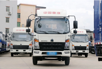 Camions et Fourgonnettes de Fret de Haute Qualité Sinotruk Howo/Dongfeng/JAC/Foton 3 5 7 10 Tonnes, 4 Mètres, à Vendre aux Fidji
