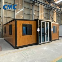 Structure en acier de qualité, maison préfabriquée mobile, conteneur portable de 20 pieds, logement modulaire pliable