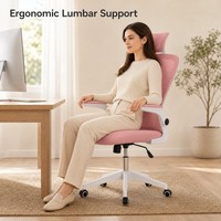 Chaise de bureau ergonomique pivotante réglable en maille de haute qualité au design moderne pour mobilier de bureau