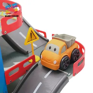 Großhandel 3 Stockwerke Holz parkplatz Toy Car Track Set für Kinder W04B112
